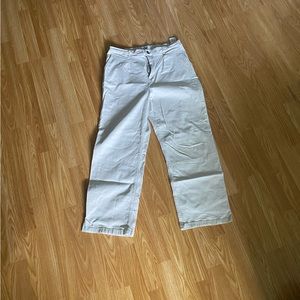 Hollister Beige Ultra High Rise Dad Pant